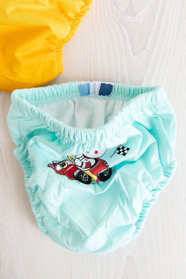 Erkek Bebek 3'lü Erkek Bebek Alıştırma Külodu (RENK VE DESENLERDE FARKLILIK OLABİLİR)