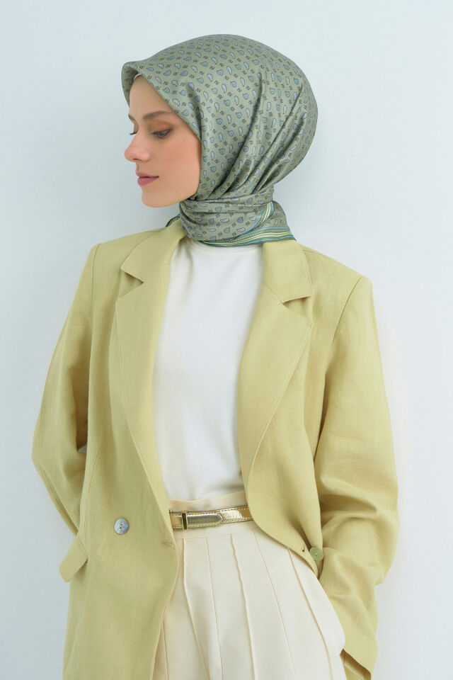 Saf İpek Sura Eşarp-2026 İlkbahar-Yaz- 954800D 52