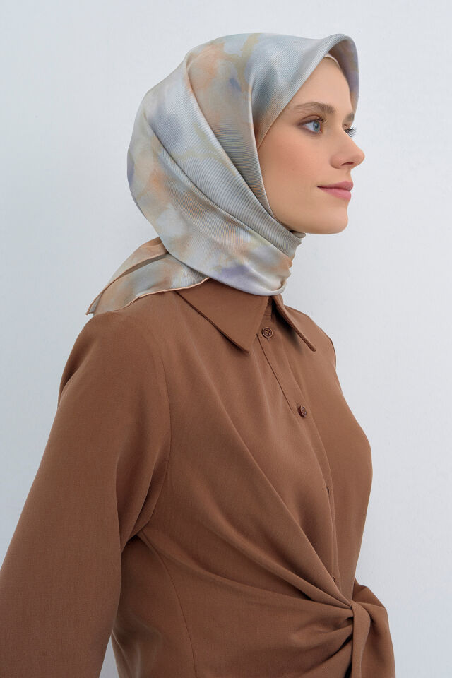 Saf İpek Sura Eşarp-2026 İlkbahar-Yaz- 95010D 36