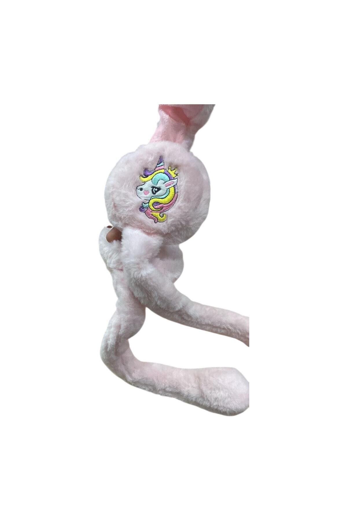 Çoçuk Peluş Kulaklık Pembe