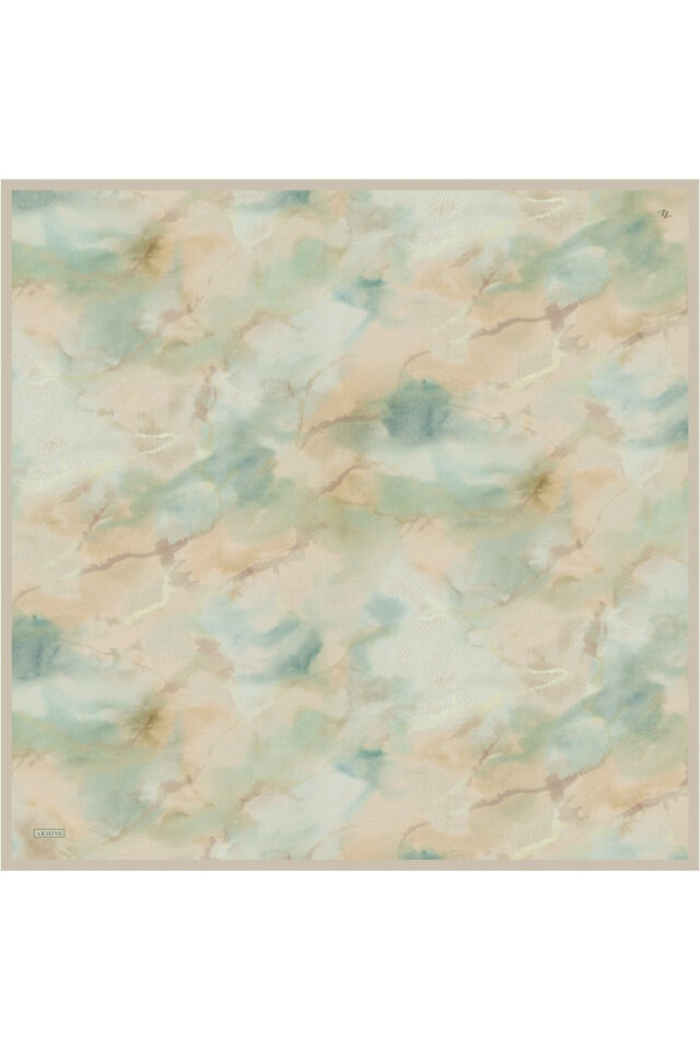 Saf İpek Twill Eşarp 9501D 82 82