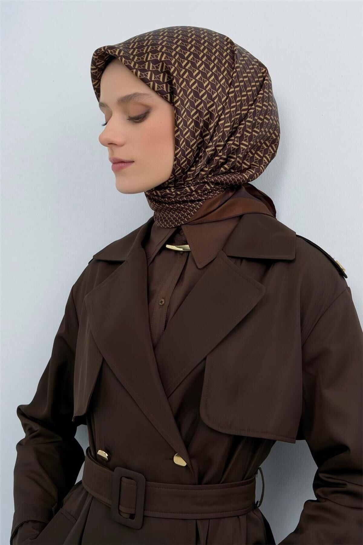 Saf İpek Twill Eşarp 9502D 06 06