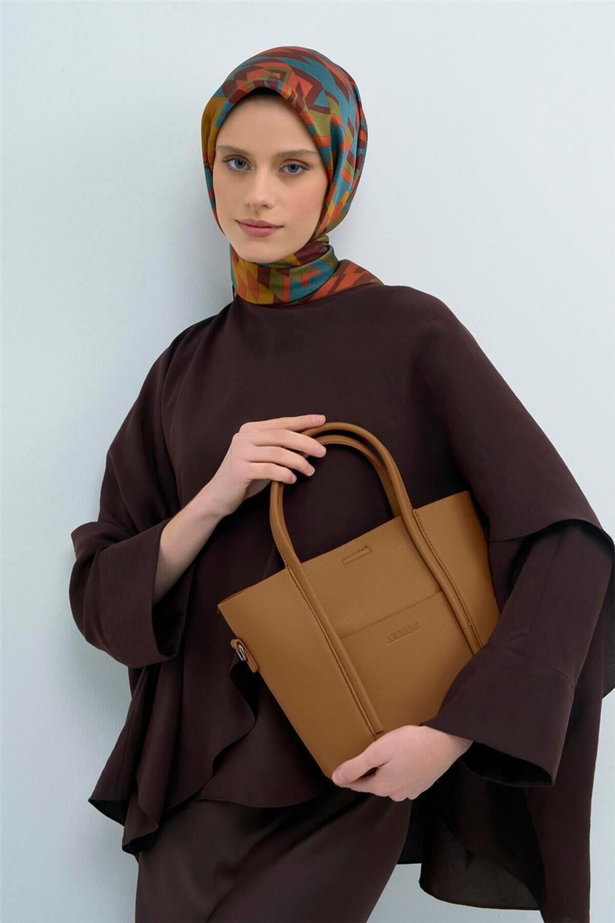 Saf İpek Twill Eşarp 9507D 02 82