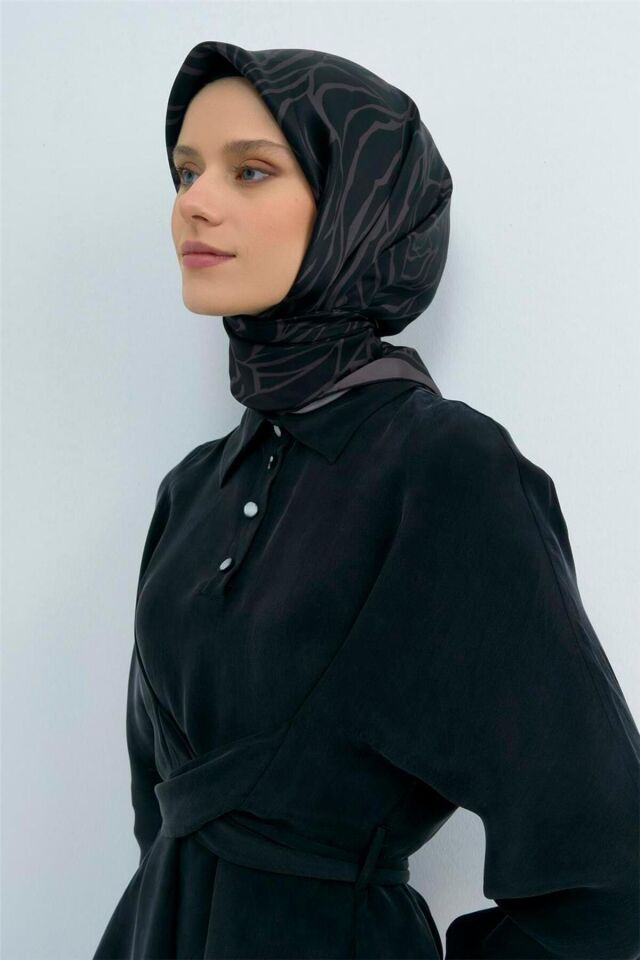 Saf İpek Twill Eşarp 9511D 11 11