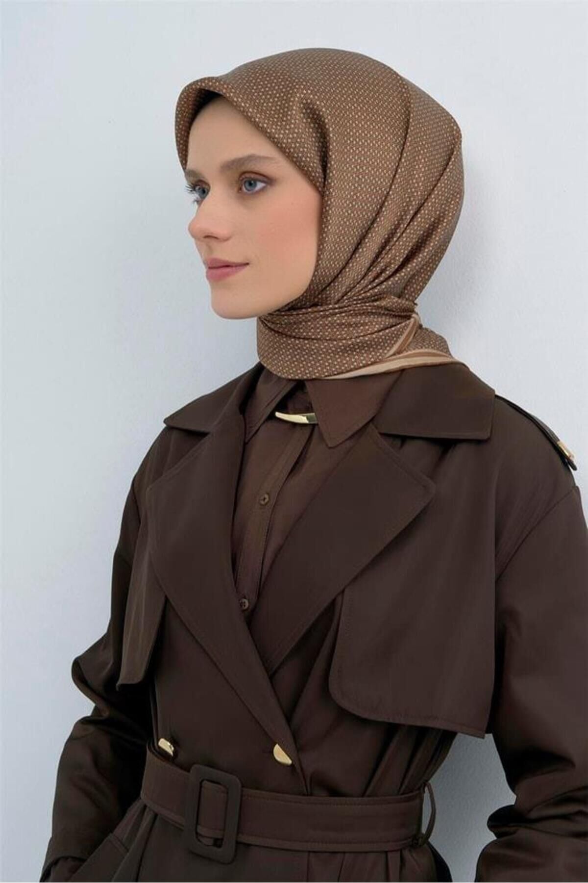 Saf İpek Twill Eşarp 9528D 04 06