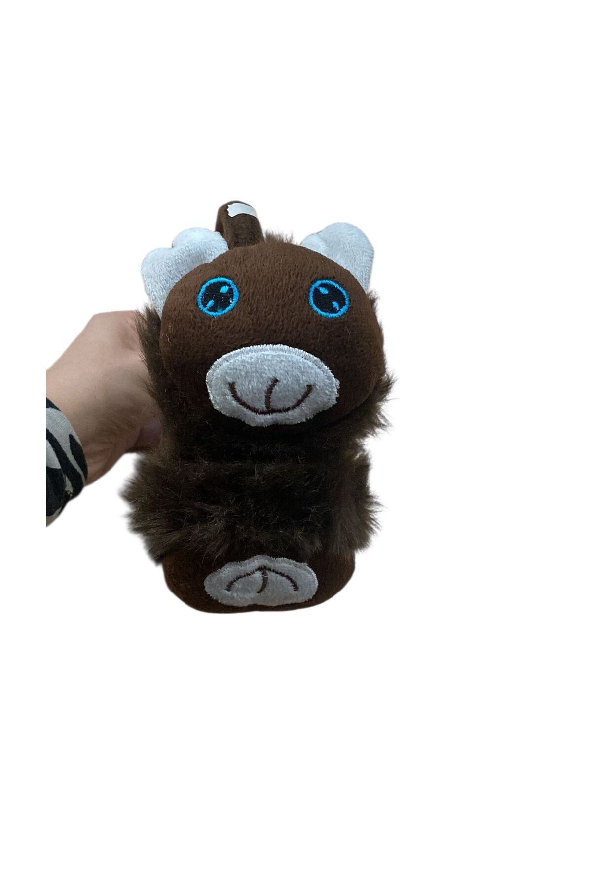 Çoçuk Peluş Figürlü Oynar Kulaklı Sesli Kışlık Kulaklık