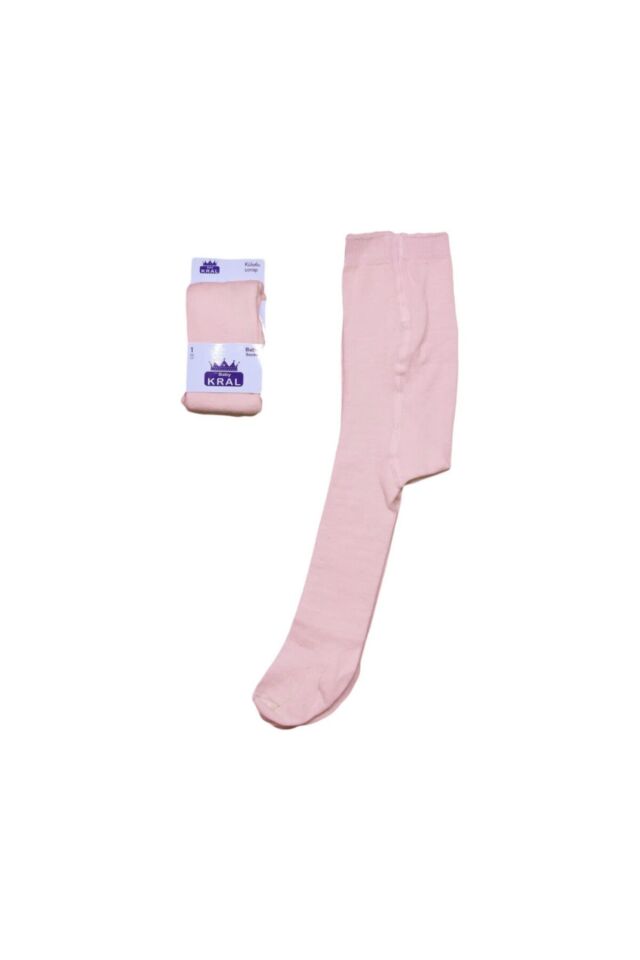 Kız Çorabı Kız Bebek Pembe Kışlık Kilotlu Çorap Düz 0-6 Pembe - 0-6 Ay