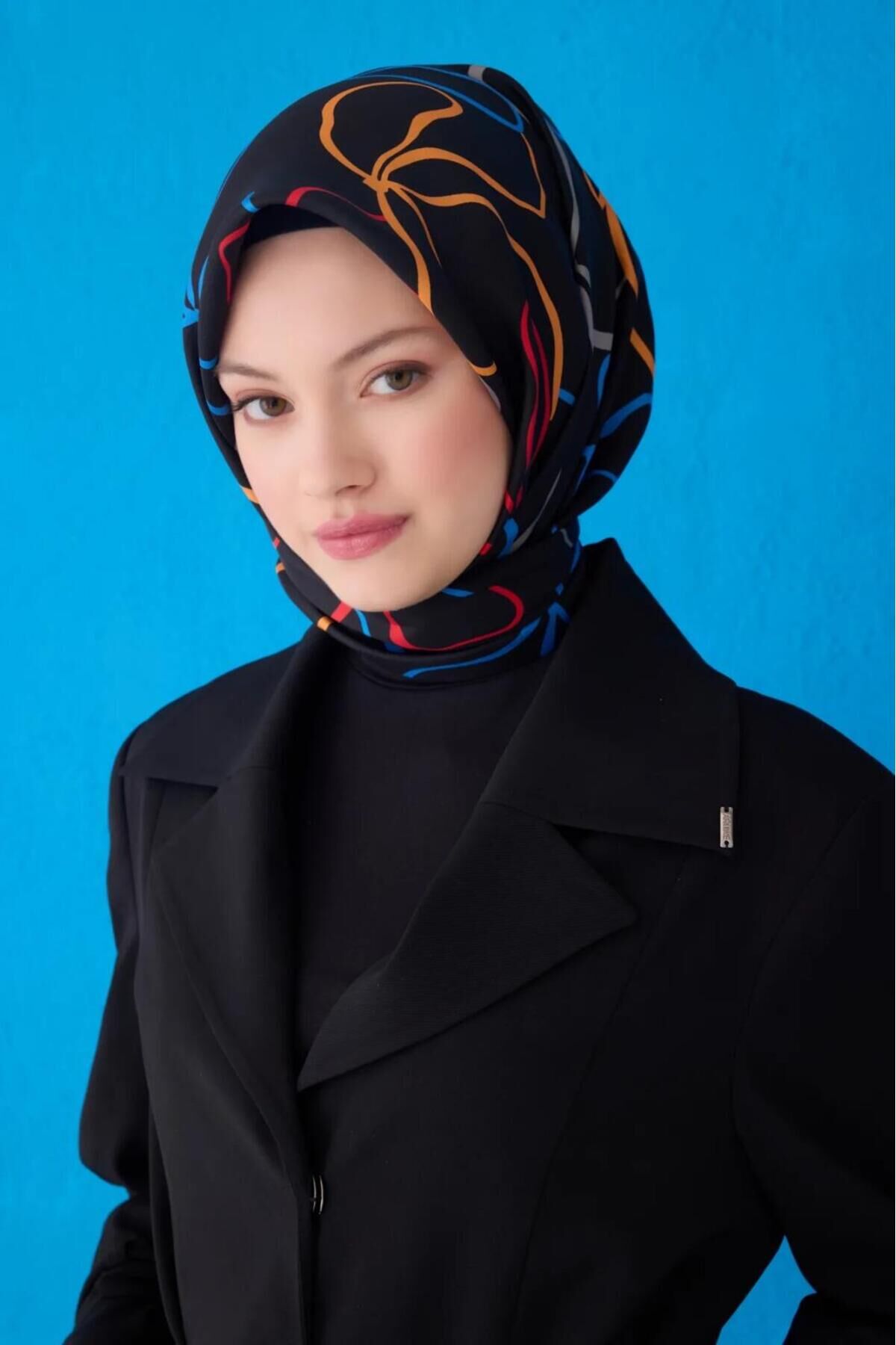 Saf İpek Eşarp 4113D-85 Şura
