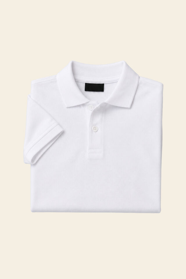 Erkek Çocuk Okulluk Lakost T-Shirt Beyaz Renk ( BİR BÜYÜK BEDEN ALINMASI TAVSİYE EDİLİR ) Beyaz - 17 Yaş