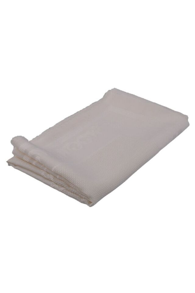 Linen Etamin Işlemelik Seccade Krem