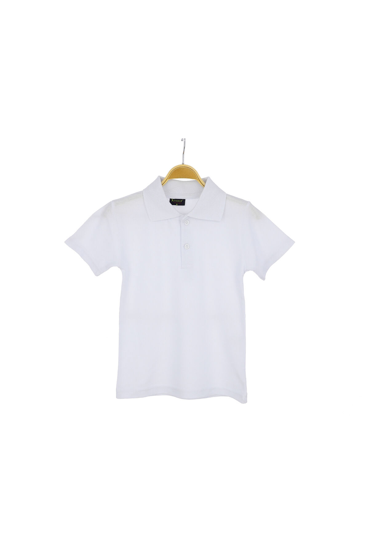 Erkek Çocuk Okul T-Shirt ( BİR BÜYÜK BEDEN ALINMASI TAVSİYE EDİLİR ) Beyaz - 12 Yaş