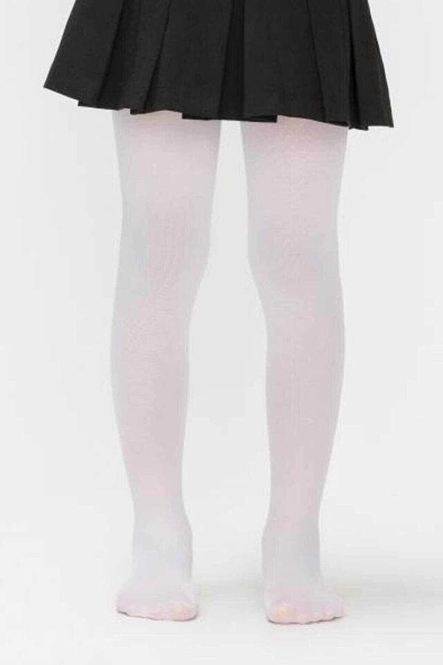 2 Adet Kız Çocuk Micro 40 Kilotlu Kırmızı Beyaz - 9 Yaş