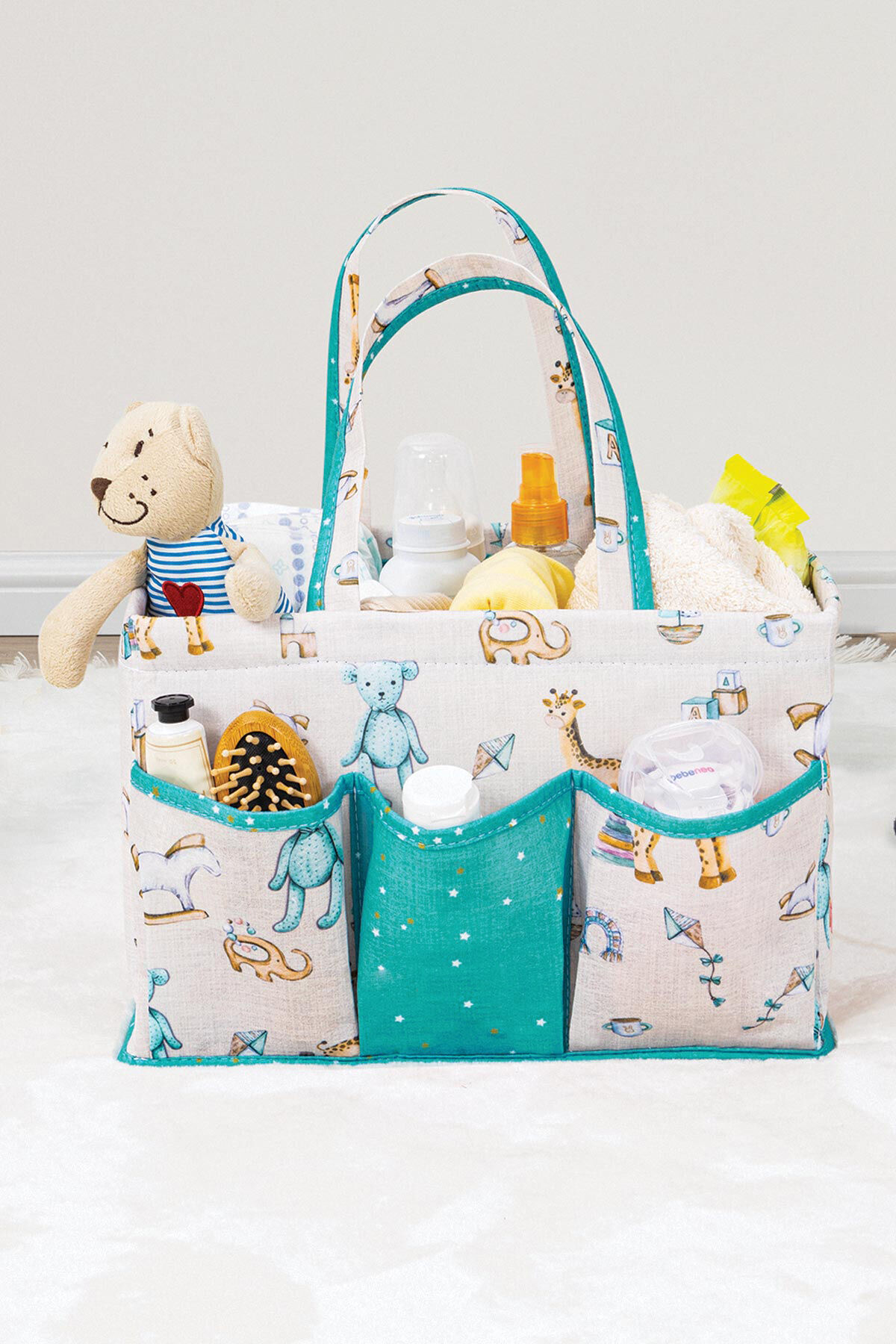 Alas Baby Bakım Çantası 30x20x21cm Mavi