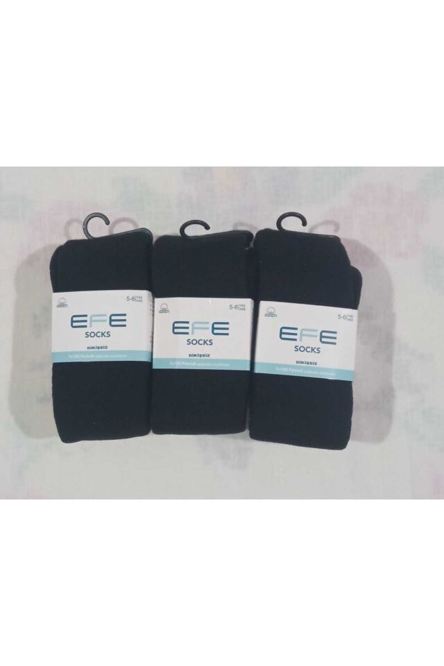 3 adet Socks (Erkek-Kız) Çocuk Dikişsiz Havlu Kışlık ( Kulotlu -kilotlu -külotlu) Çorap 3lü