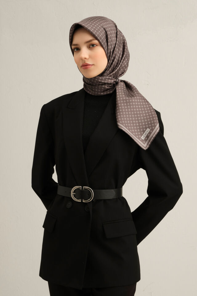 2025 Ilkbahar Yaz Sezonu % 100 Twill Ipek Eşarp 9345dm 80