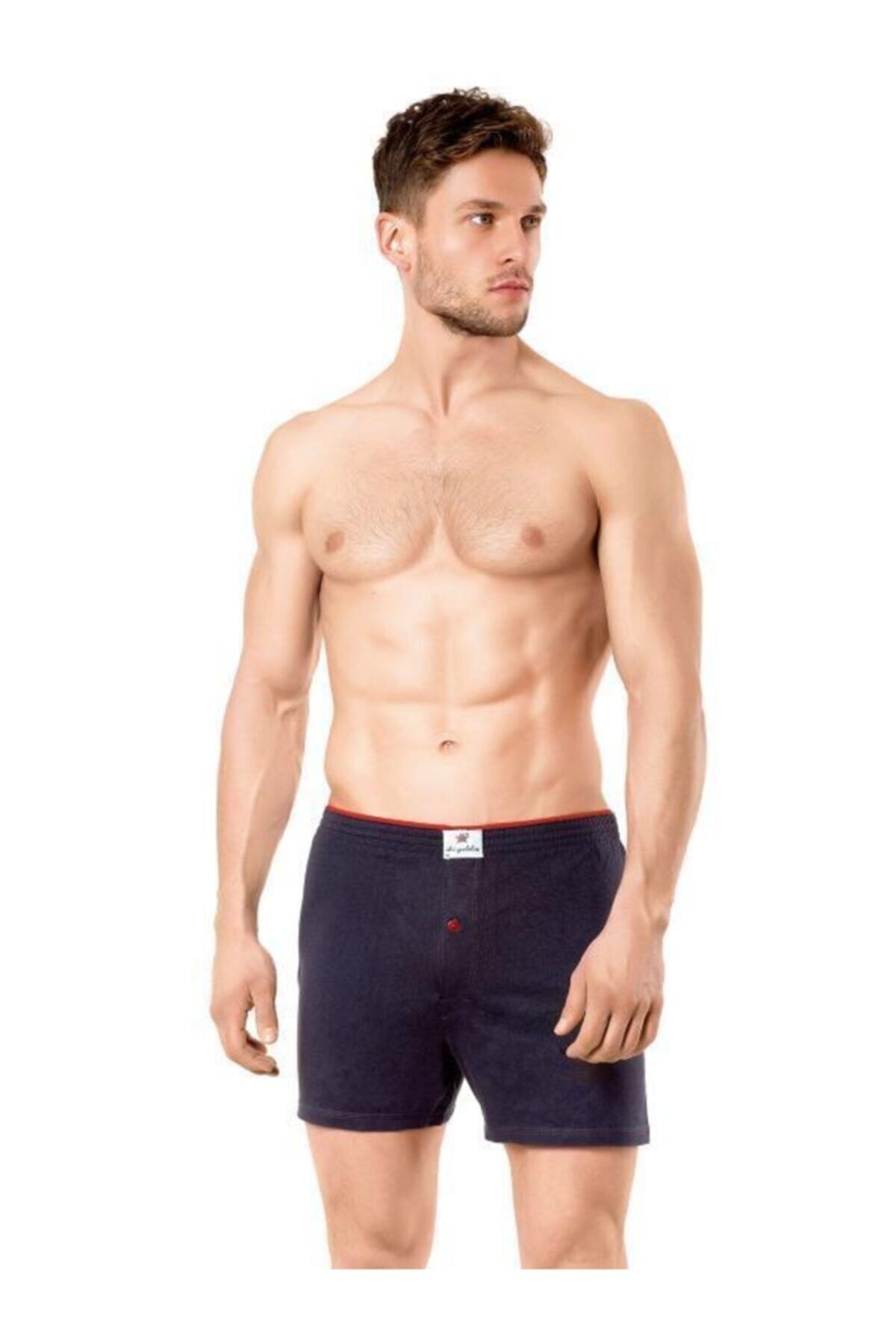 %100 Pamuklu Erkek Boxer Si̇yah - S