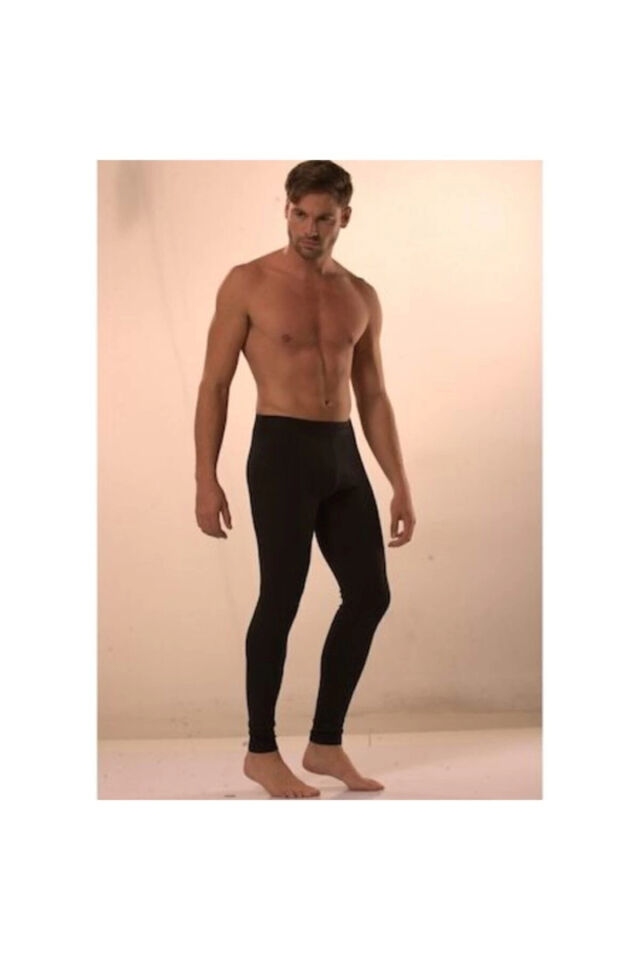 2li Takım Erkek Thermal Tayt SIYAH - 2XL