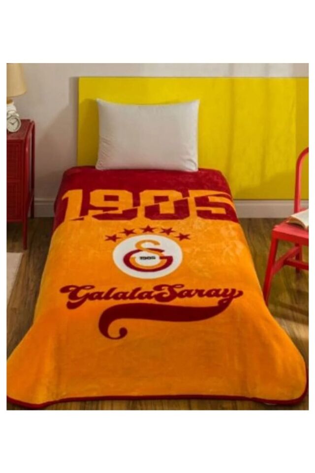 Zorlu Lisanslı Galatasaray Battaniye 5 YILDIZLI YENİ SEZON Sarı Kırmızı