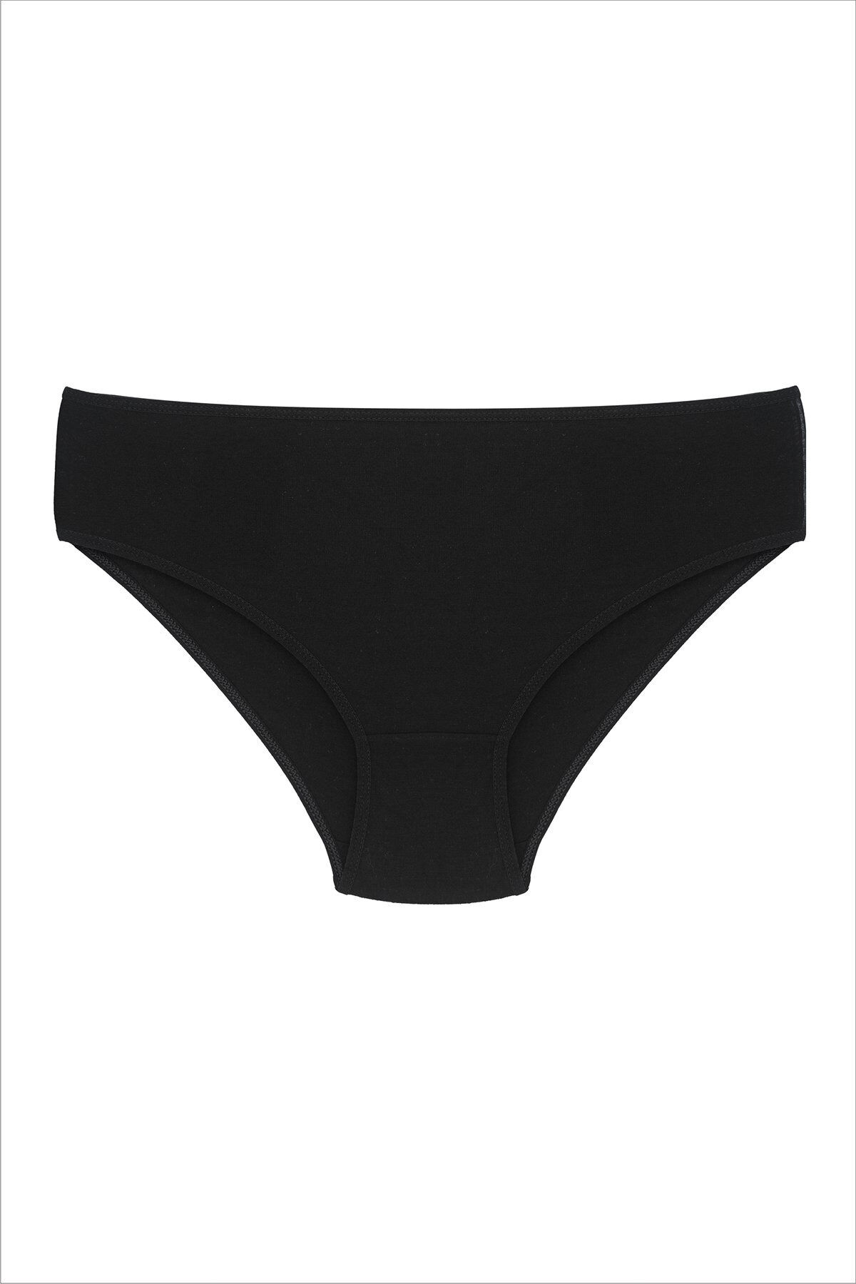 Bambu Bikini Külot Siyah 6'lı Siyah - L