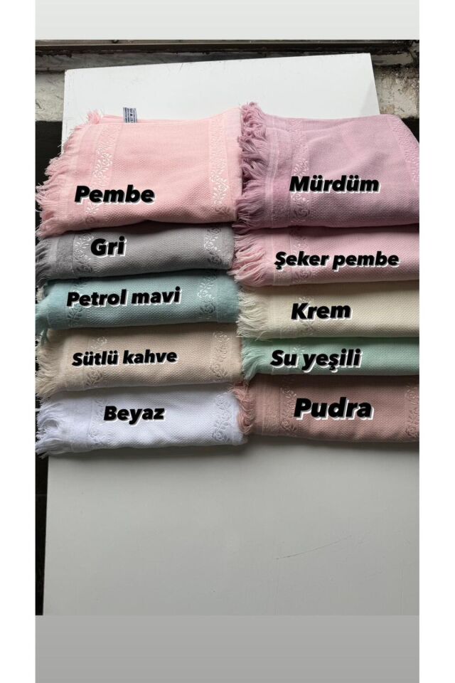 Etamin İşlemelik Analı Kızlı Fiesta Soft Havlu