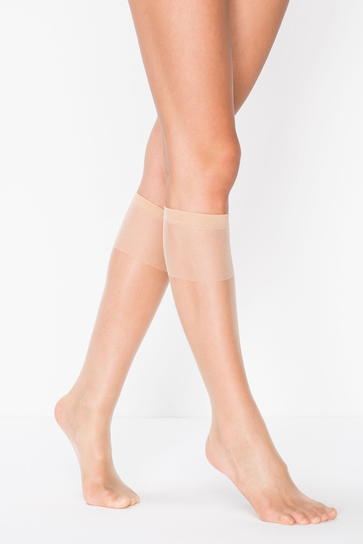 Fit 15 Burunsuz 3lü Açık Ten Pantolon Çorap Ten - Standart