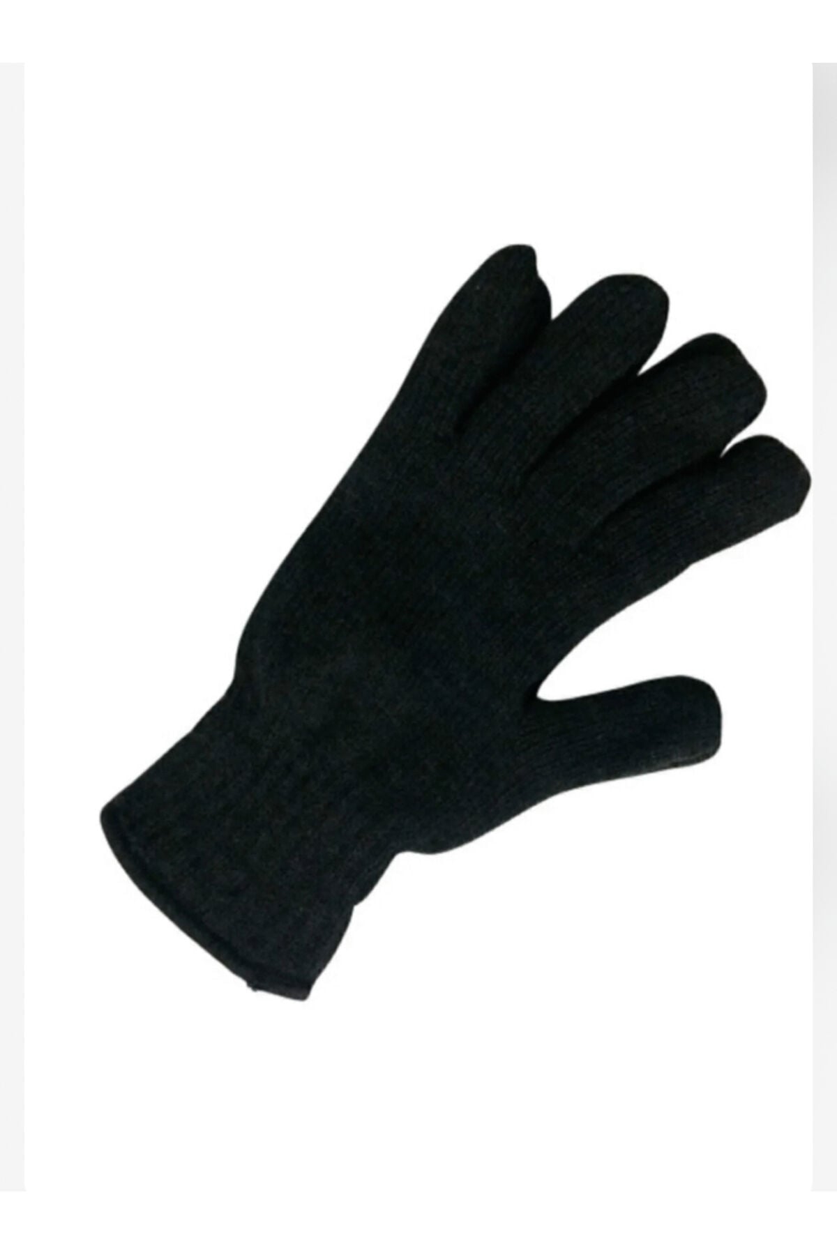 Unisex Siyah Termal Kışlık Orlon Eldiven Si̇yah - M