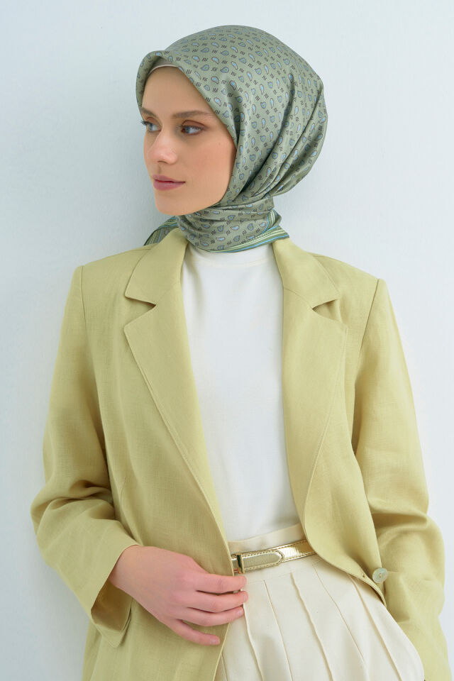 Saf İpek Sura Eşarp-2026 İlkbahar-Yaz- 954800D 52