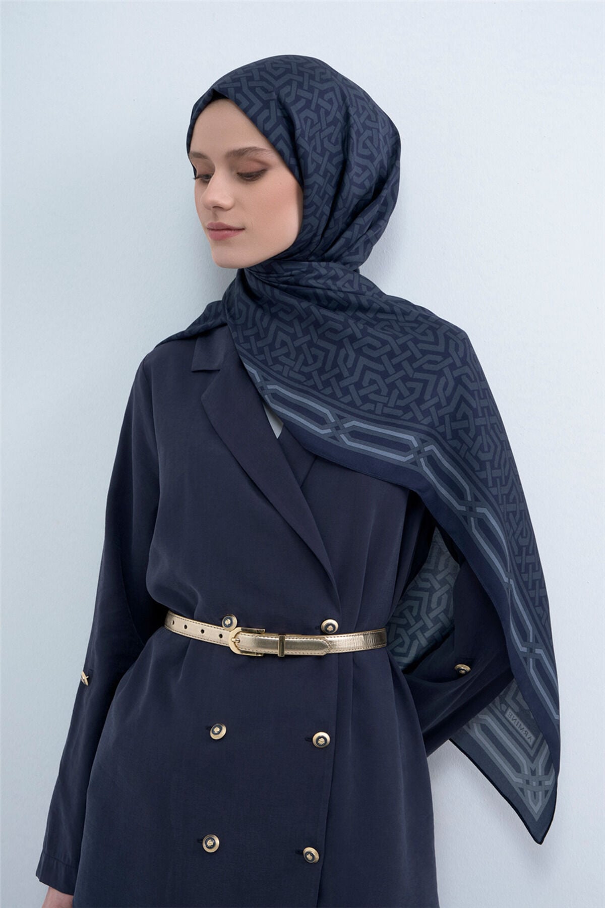 Pure Şal 3112 20 Laci̇vert