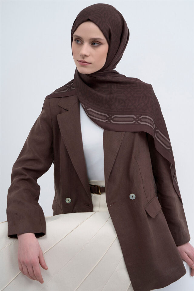 Pure Şal 3112 20 Aci Kahve