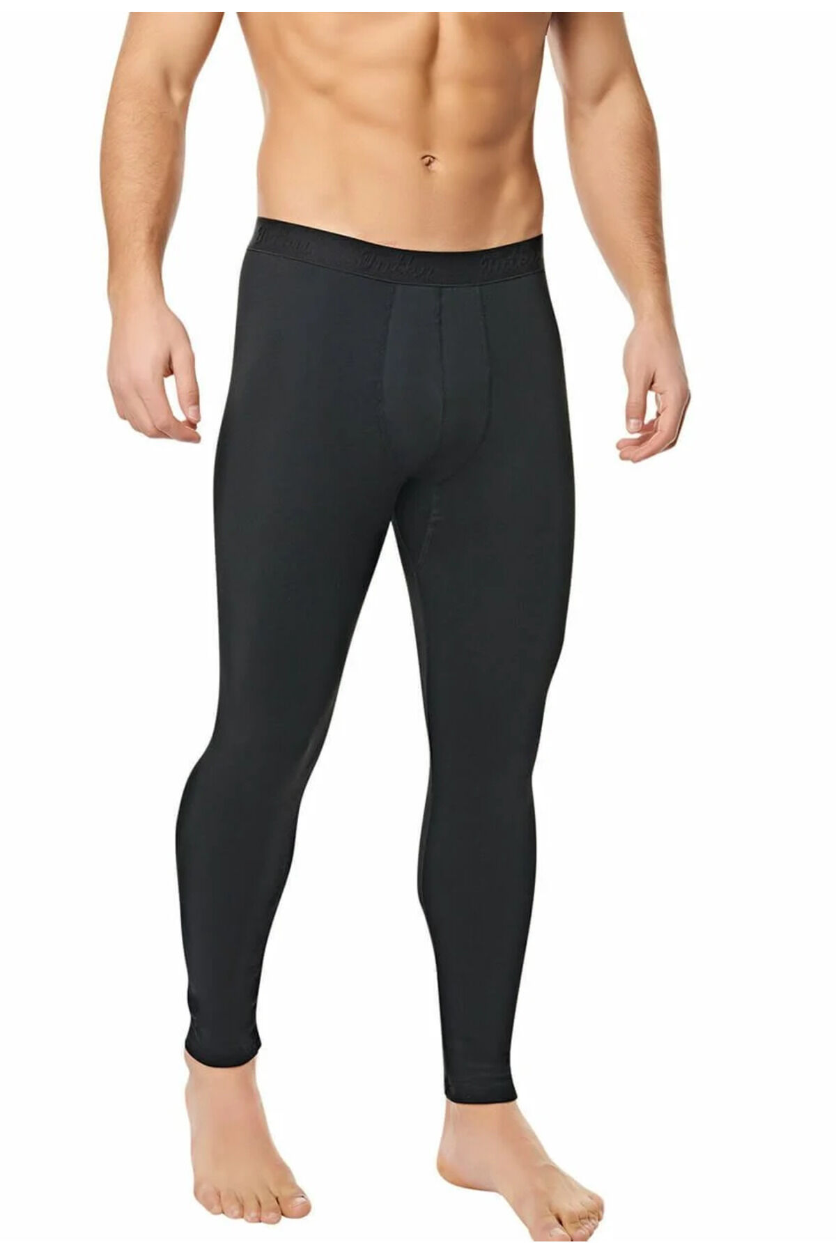 Erkek Thermal Tayt Kış Aylarının Vazgeçilmezi Siyah 0125 - XL
