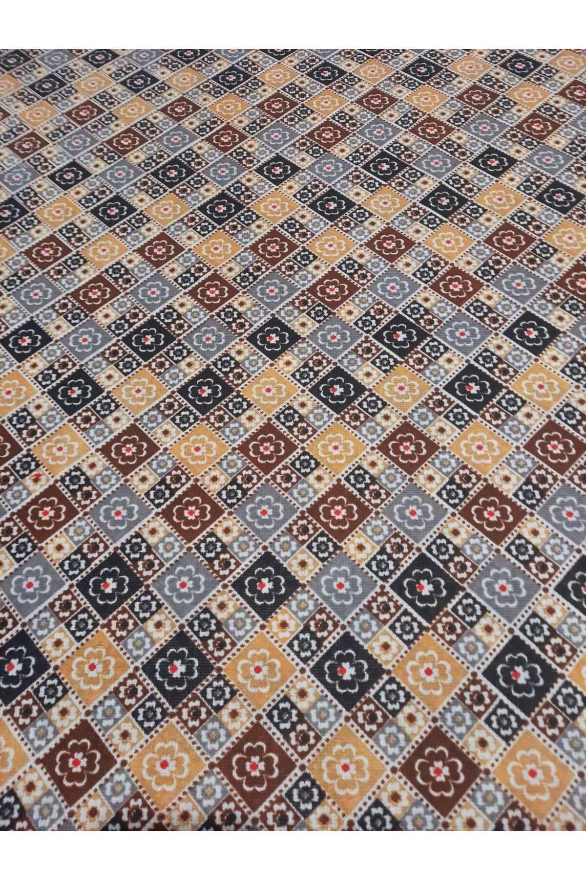 Battal boy Raşel sofra bezi, Leke Tutmaz , 210x200 cm Mavi Karali