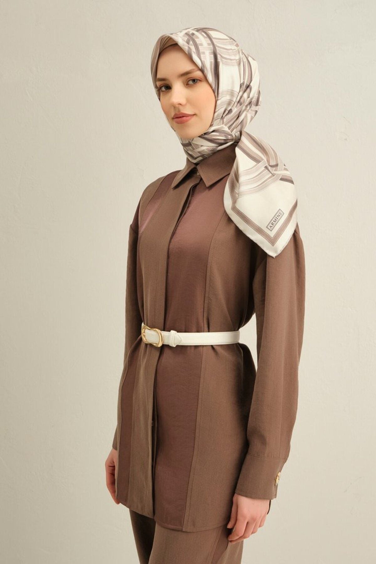 Twill İpek Eşarp 9333D Çok Renkli 7 - 90X90