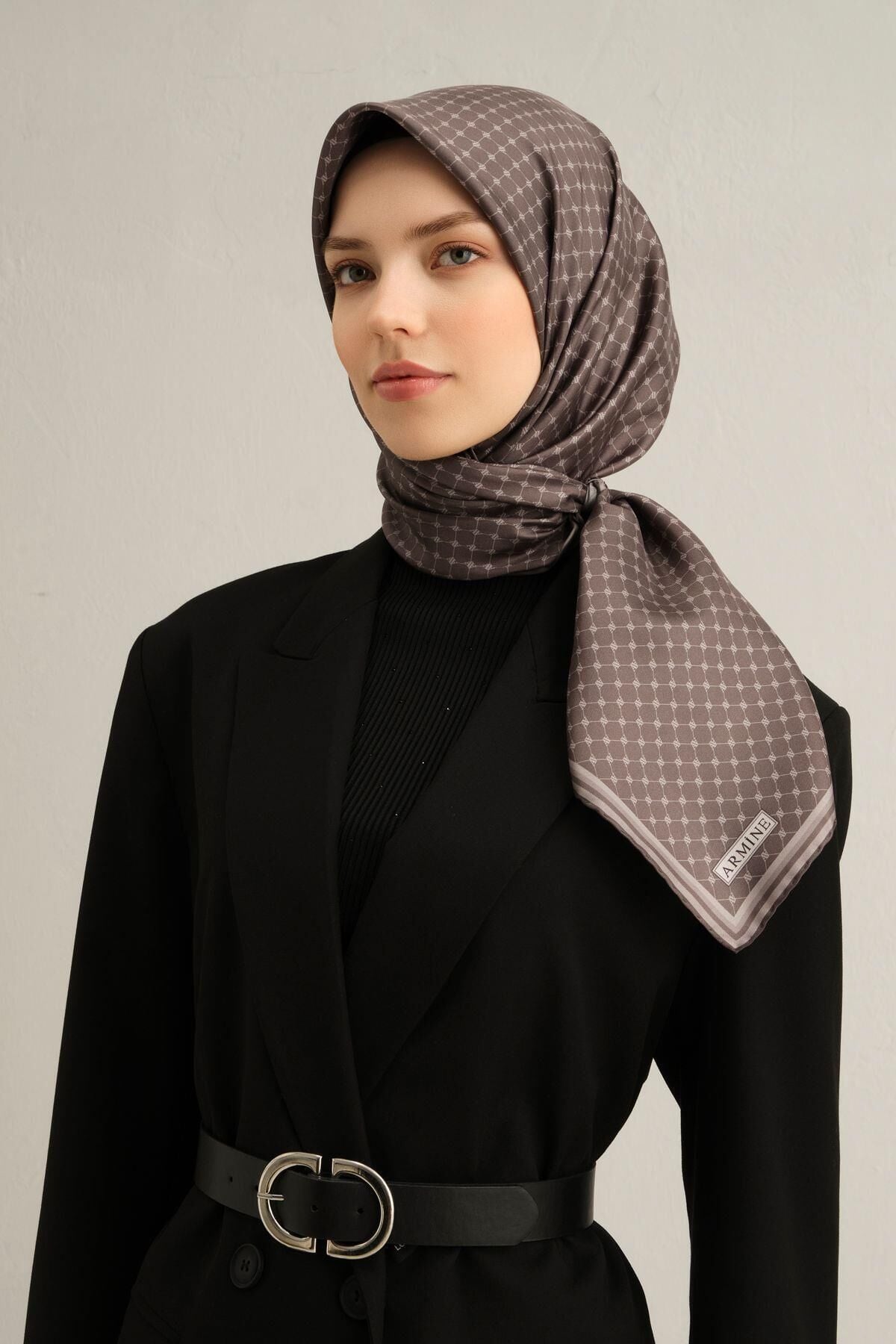 2025 Yaz Sezonu %100 Twill İpek Eşarp 9345D 80 80 - 90X90