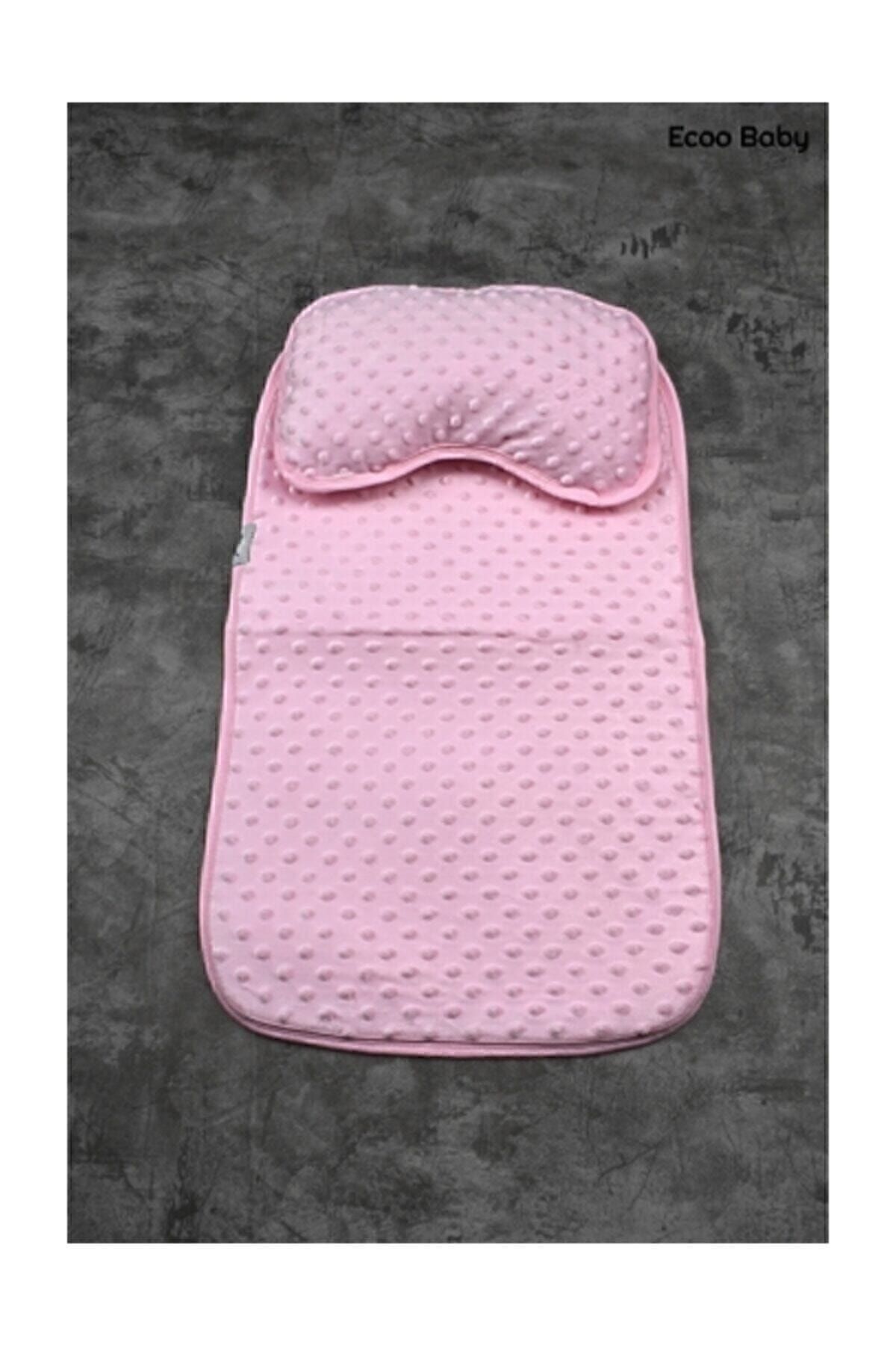 Kız Bebek Nohutlu Alt Açma Pembe 0-3 Ay.